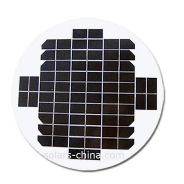 15W round solar panel
