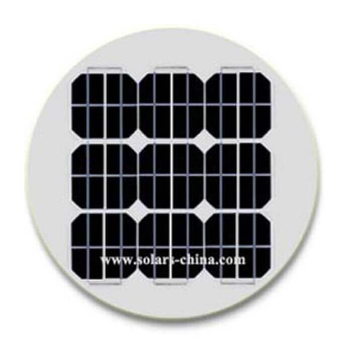 15W Panouri Solare Rotunde