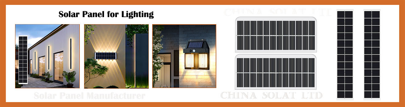 solar panel for lighting