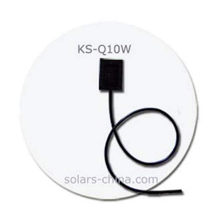 10W round solar panel