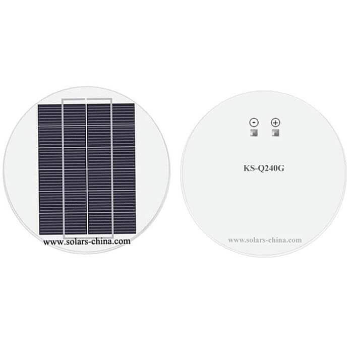 4W Runde Photovoltaik Solarpanel