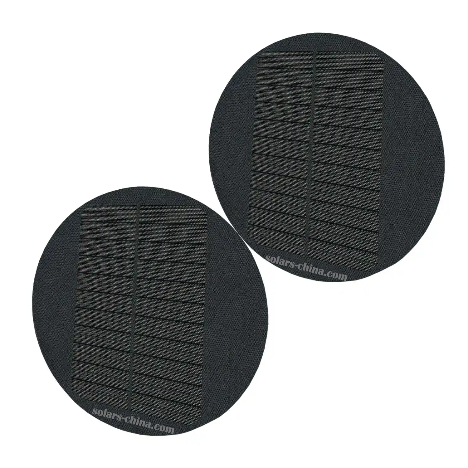 2W round Solar Panel