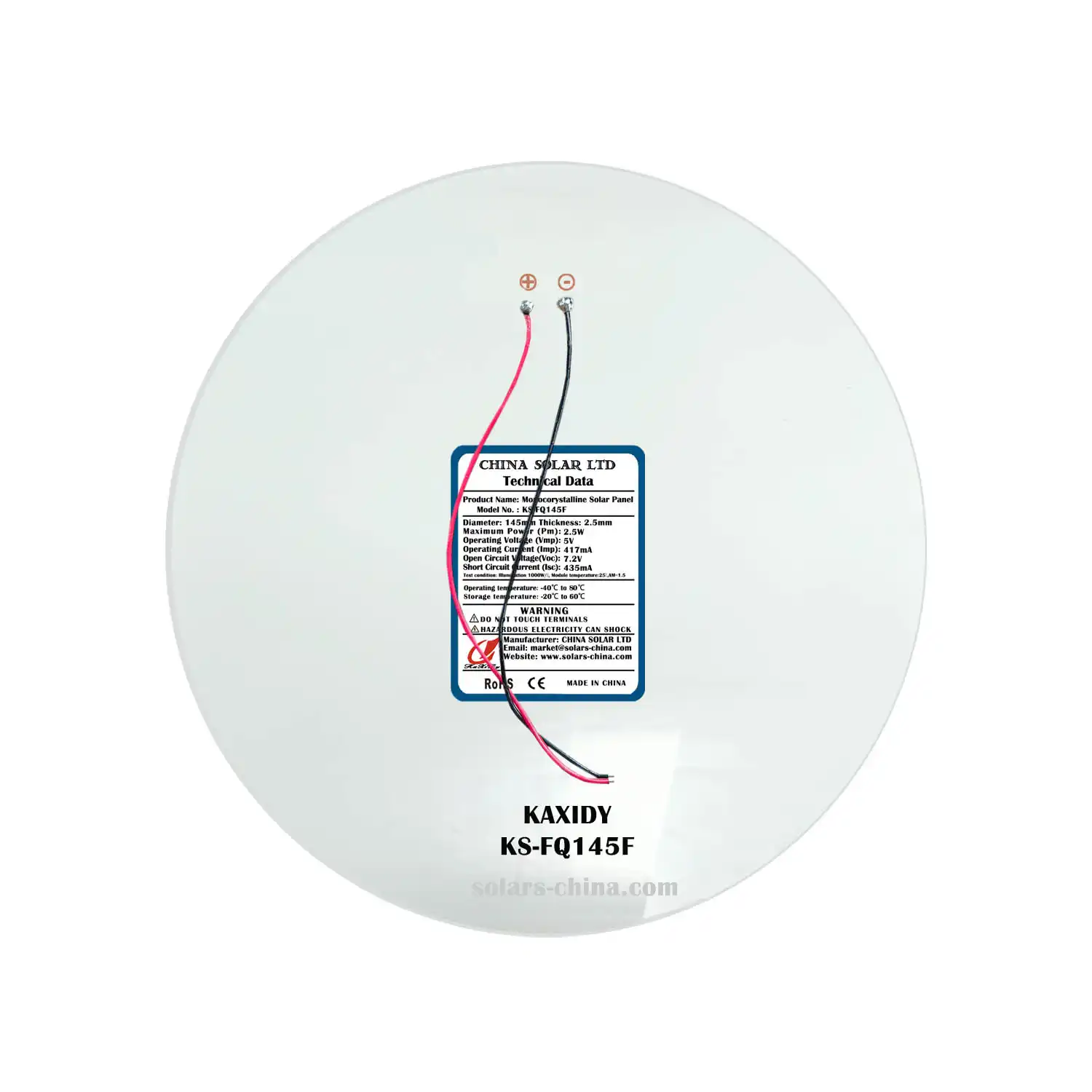 Flexible Round Solar Panel 6V