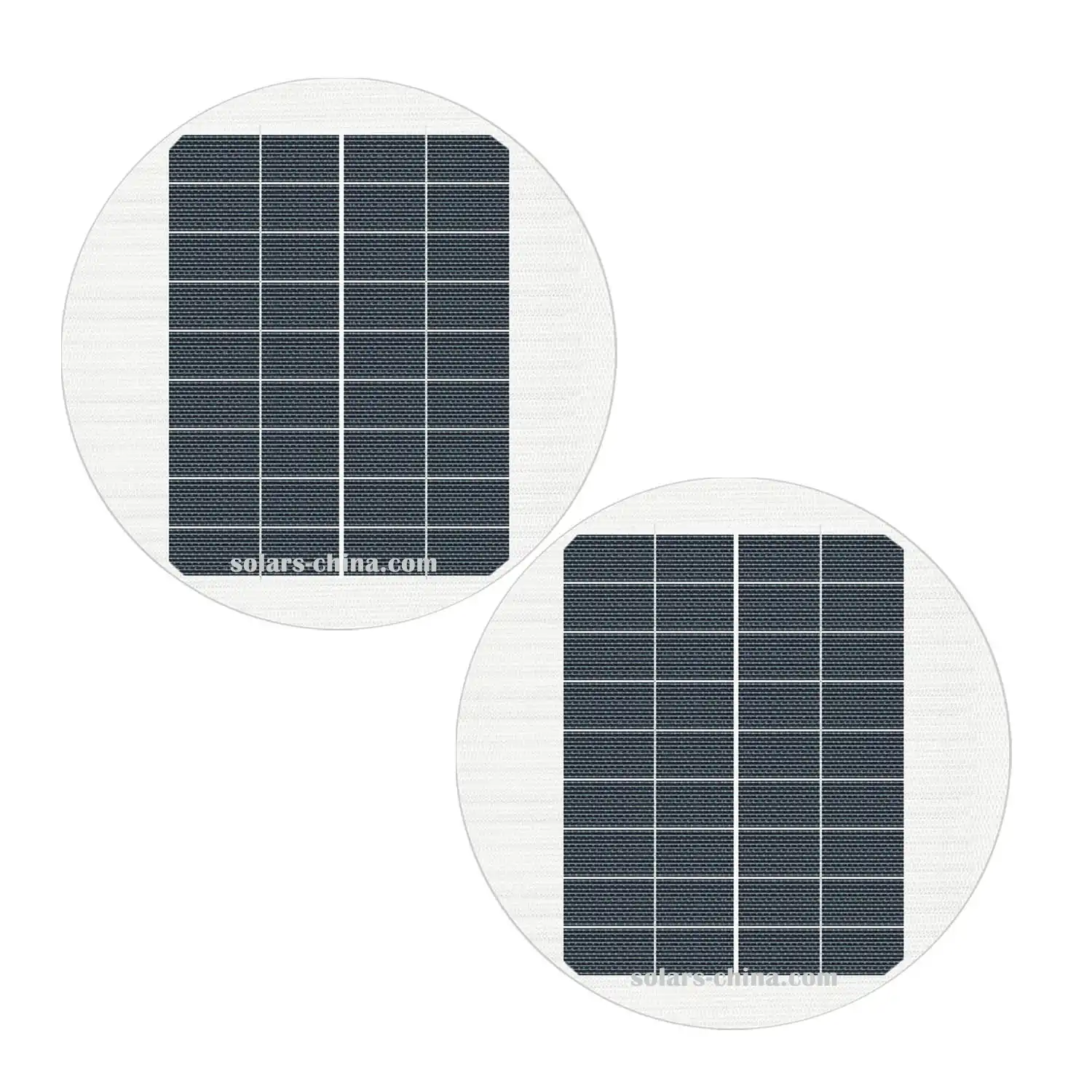 flexible round solar panel 2W
