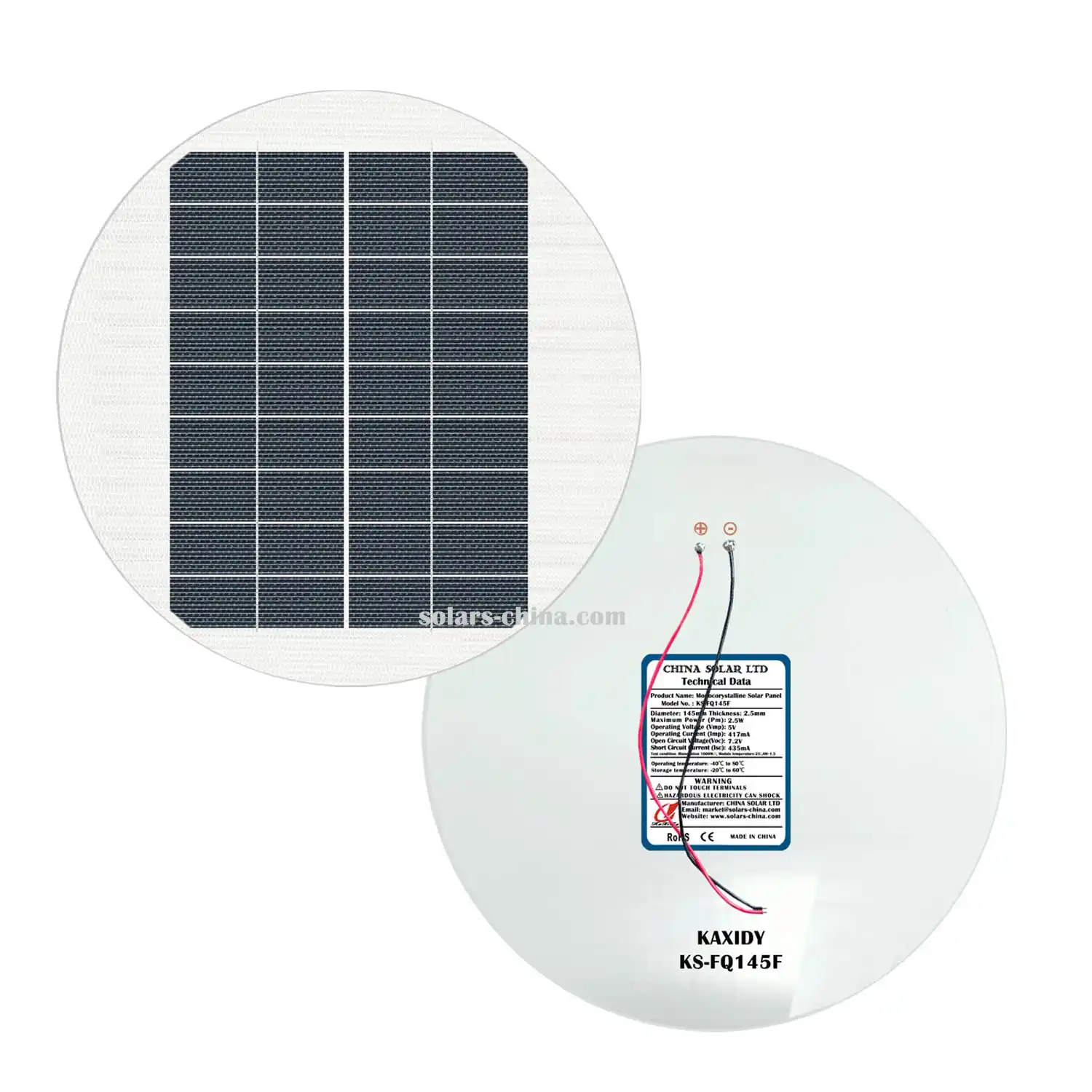 flexible round solar panel 5V