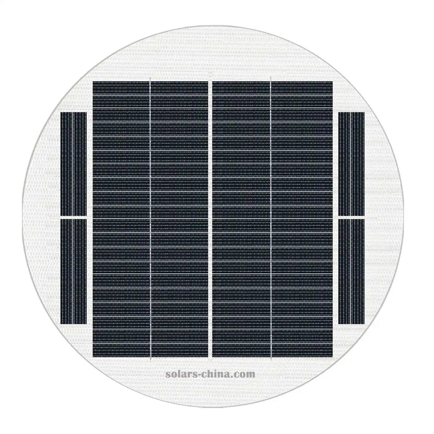 6W flexible round solar panel
