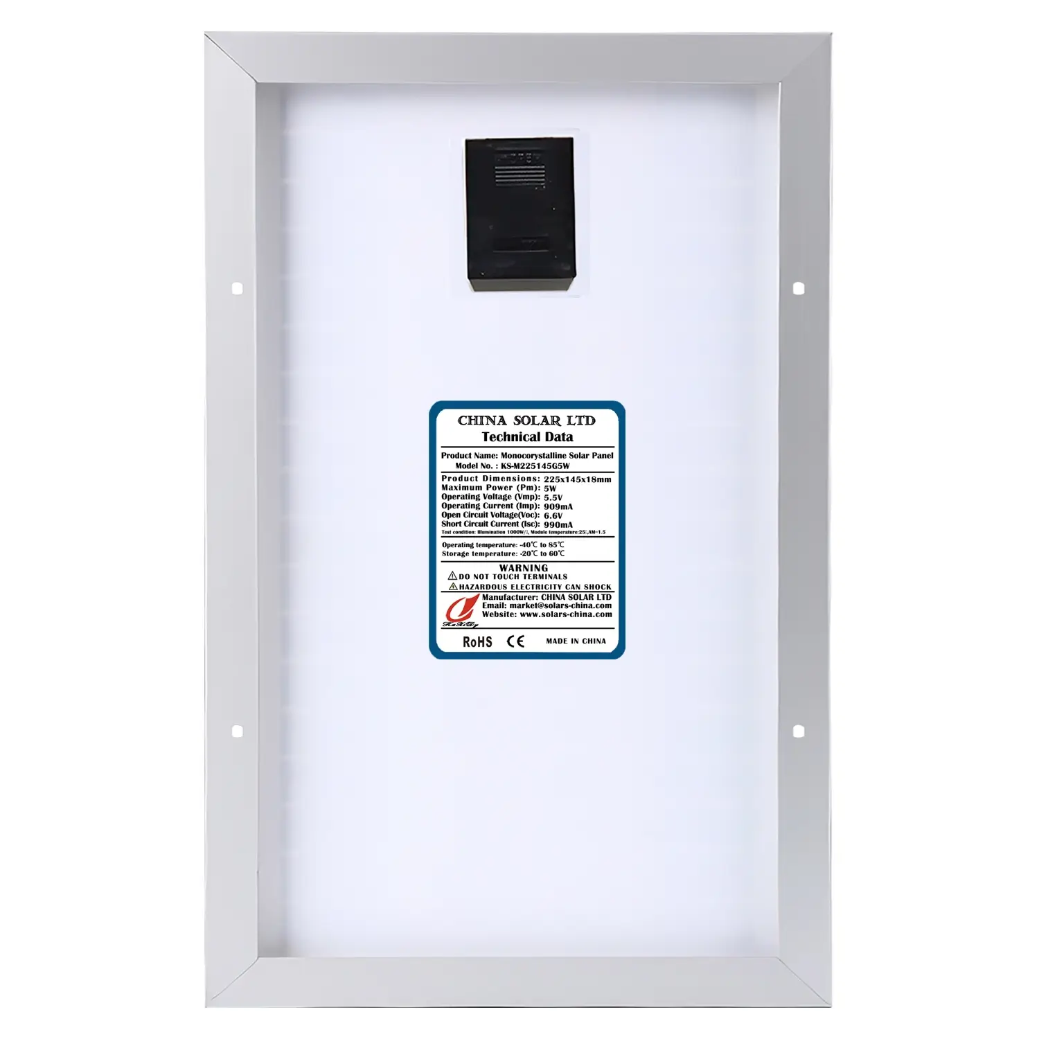 Monokristalline Solarmodule 5W