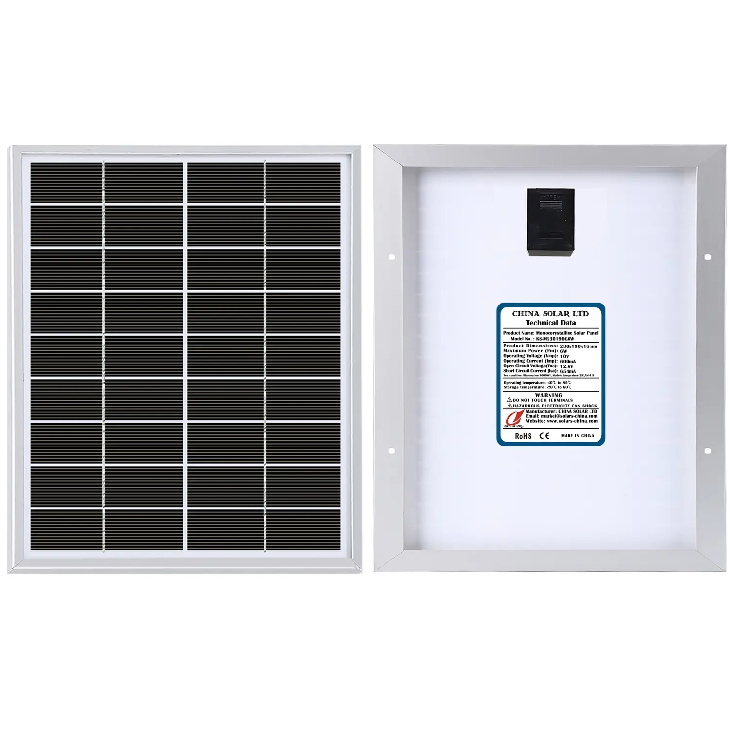 PV solarmodule 6W