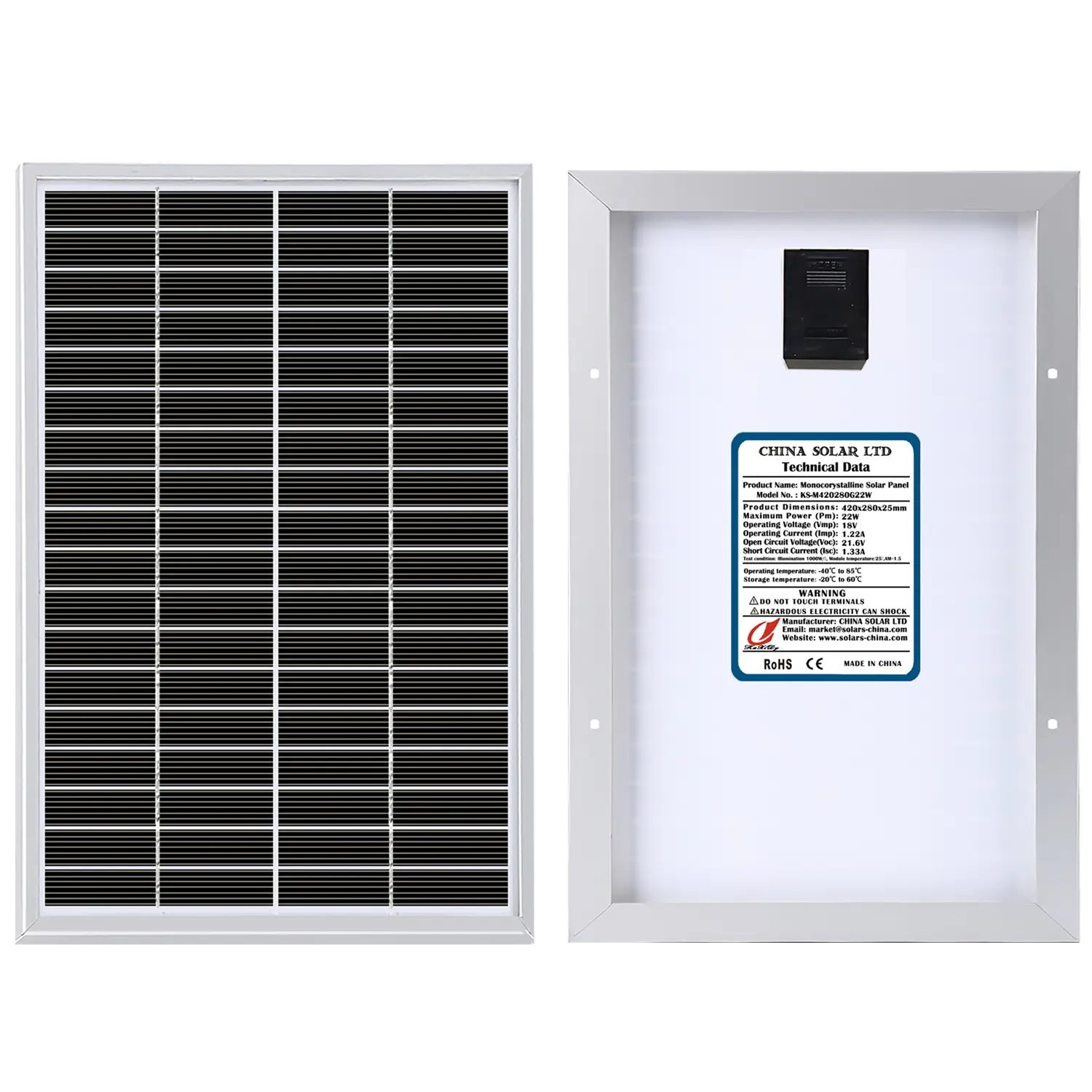 PV solar module 22W