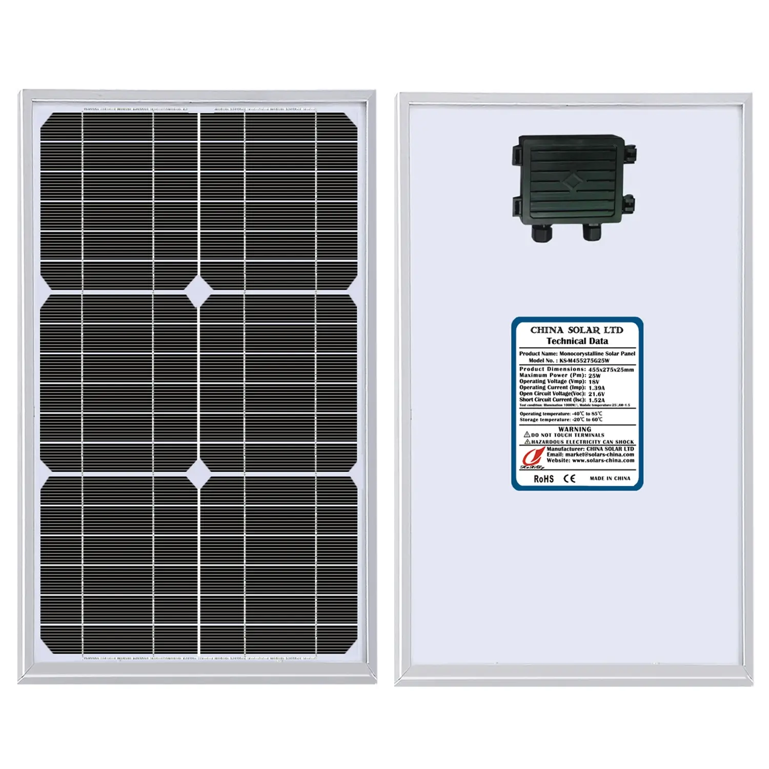 PV solarmodul 25W