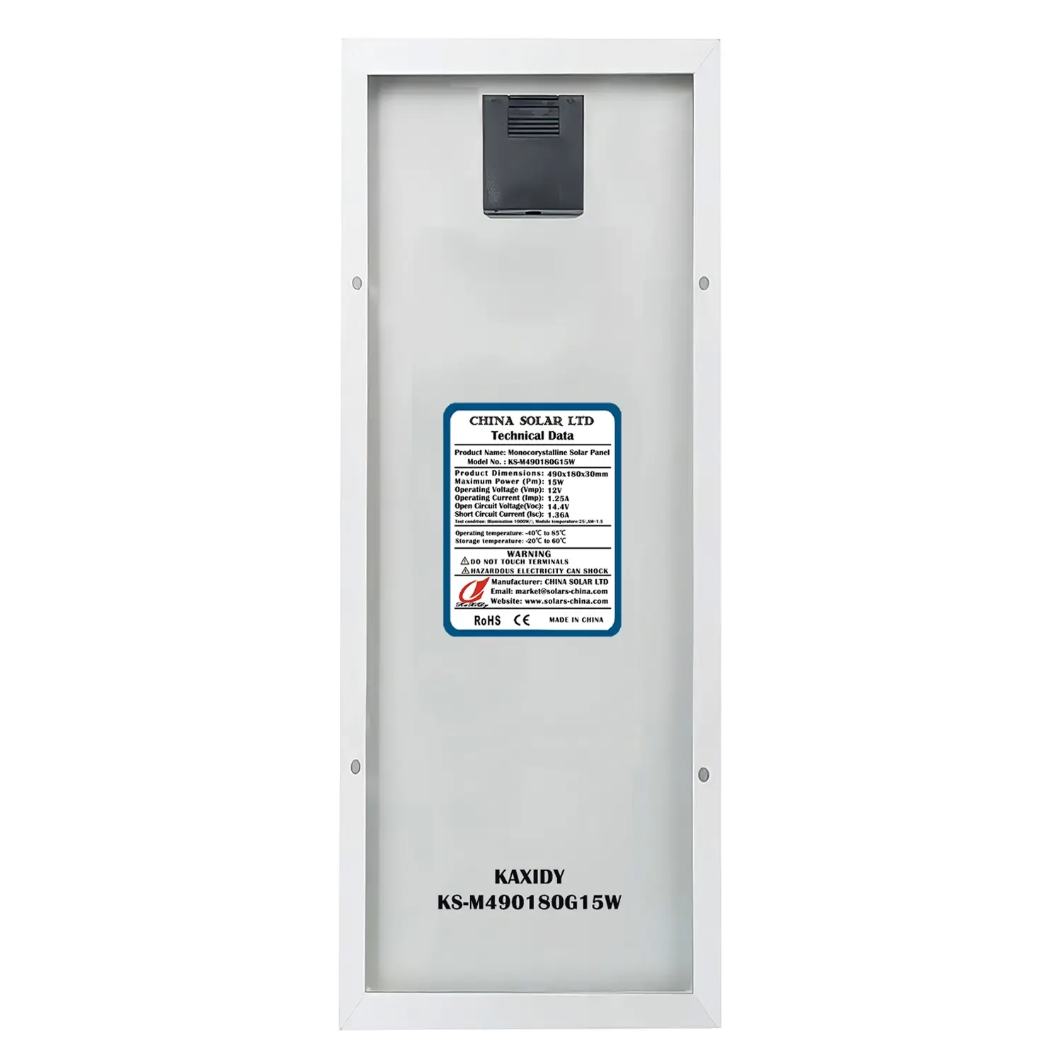 Monokristalline Solarmodule 15W