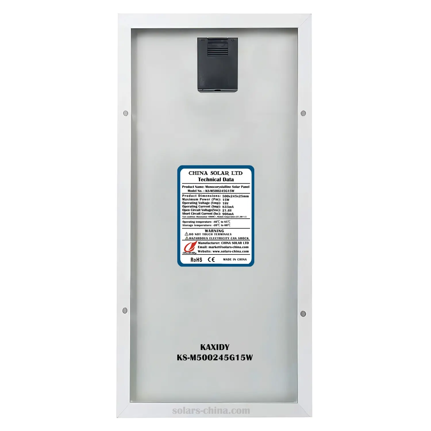 Monocrystalline Solar Module 18W