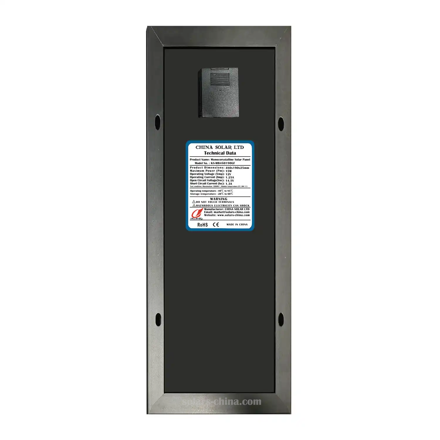 Monocrystalline Solar Panel 15W