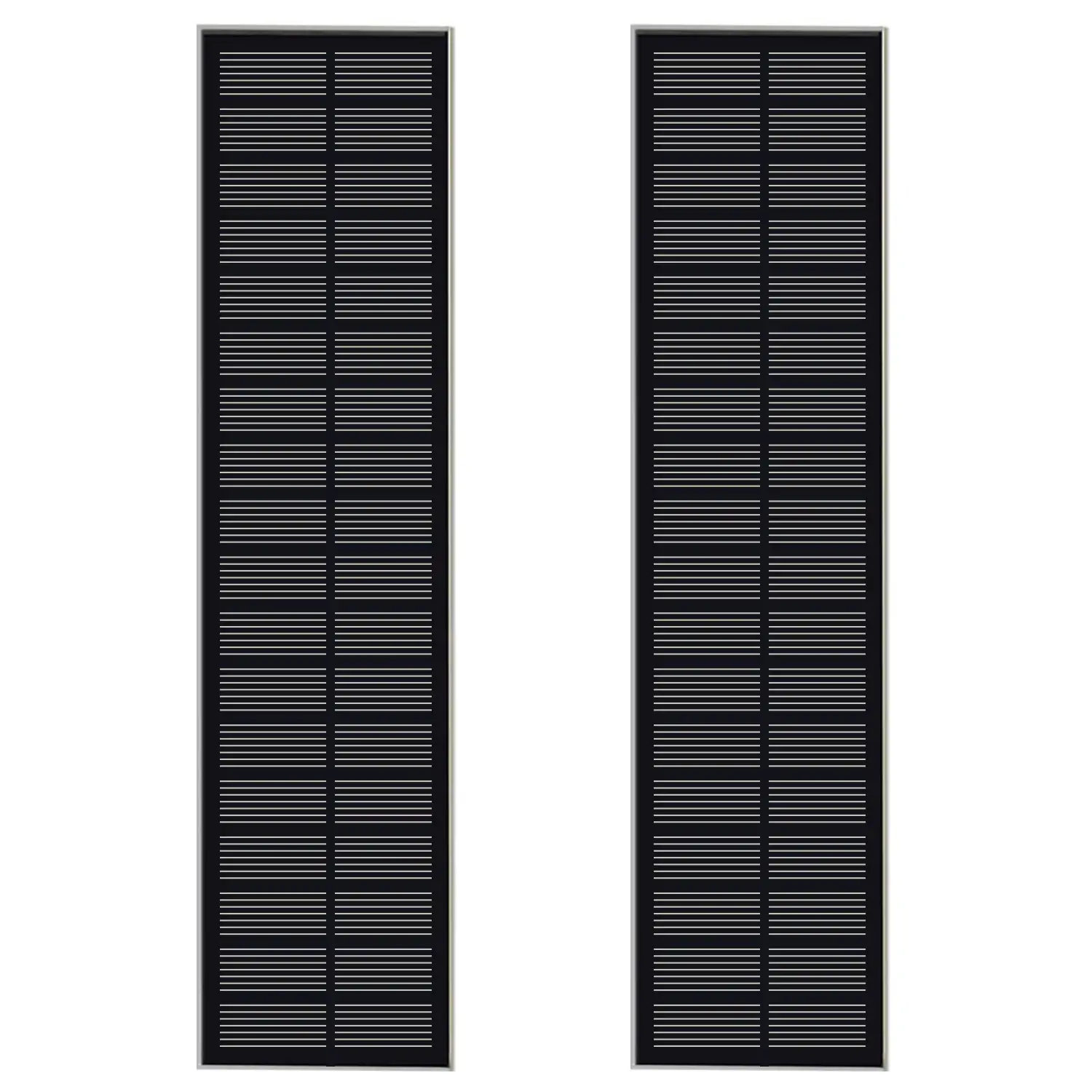 Lange Solarmodule für Lichter