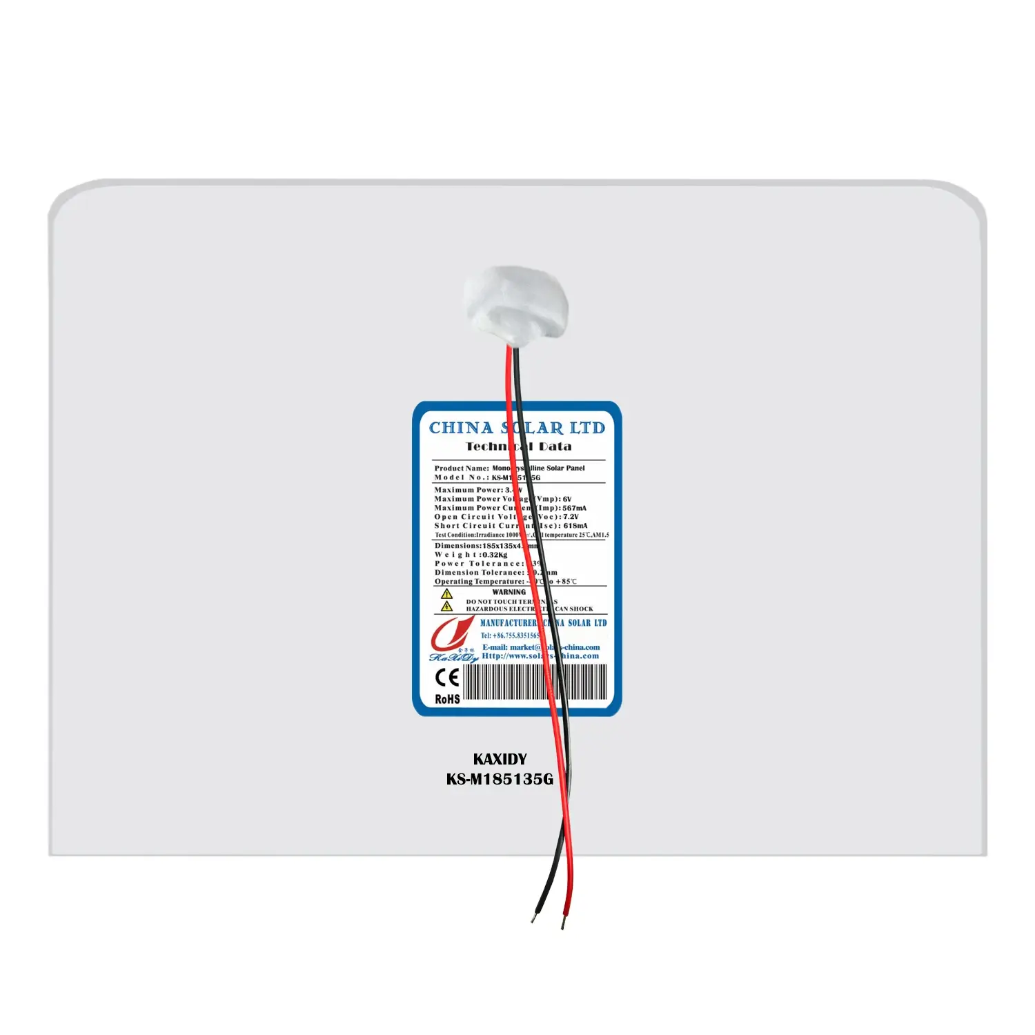 PV-solarmodul 3.4W