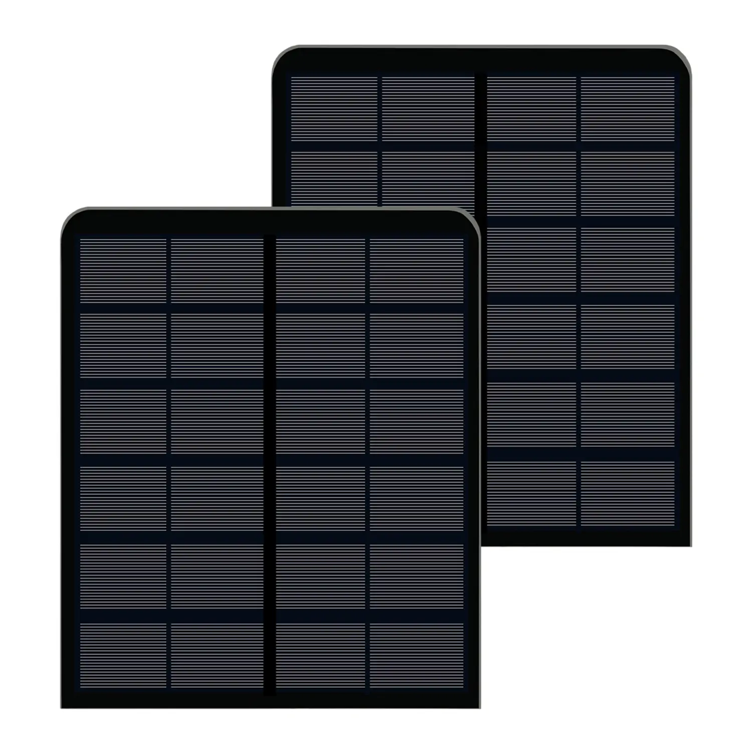 Schwarz Solarmodule 4W 6V