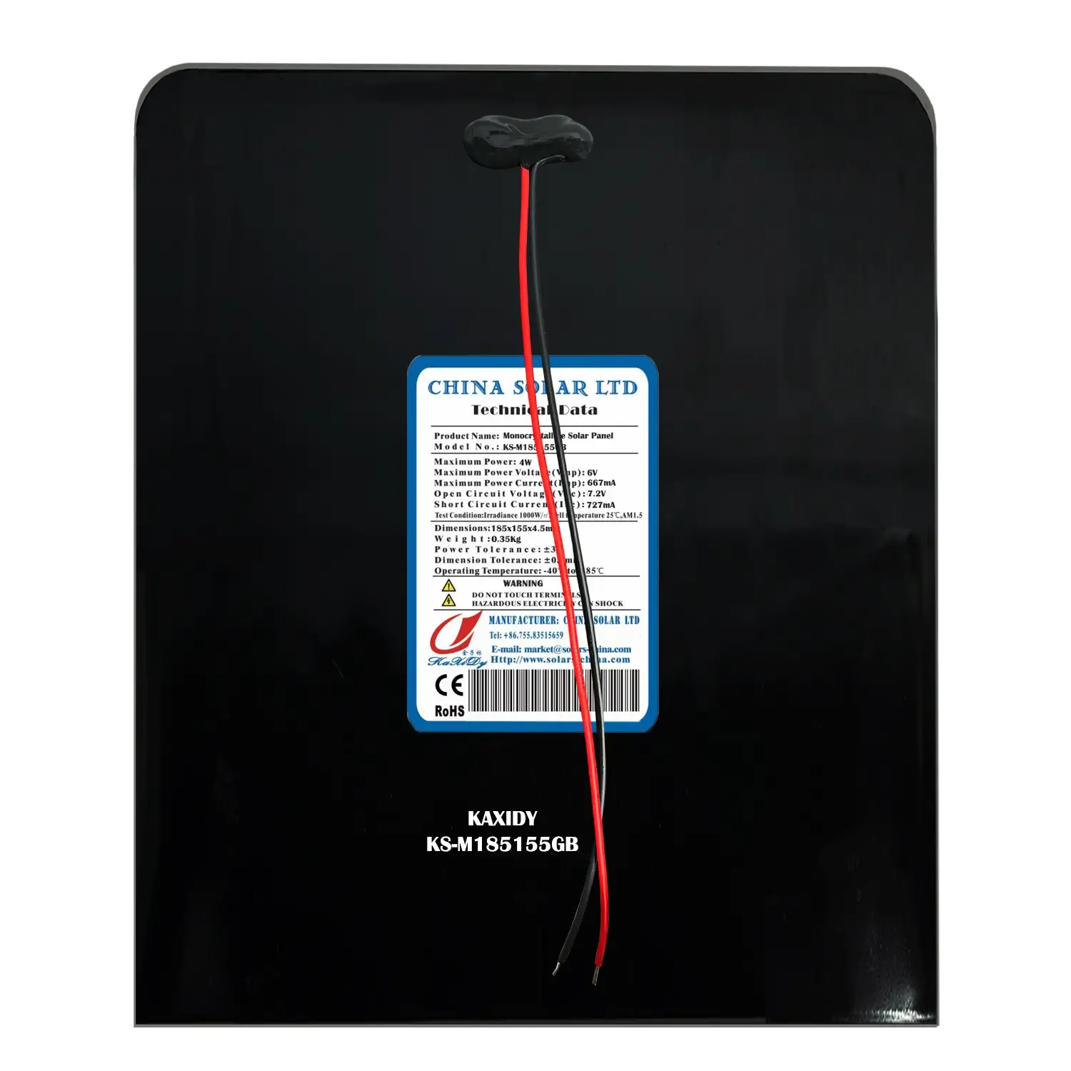 Monokristalline Solarpanel 6V