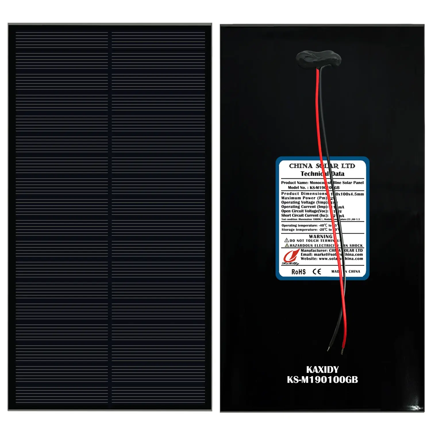 Photovoltaik Solarpanel 2W