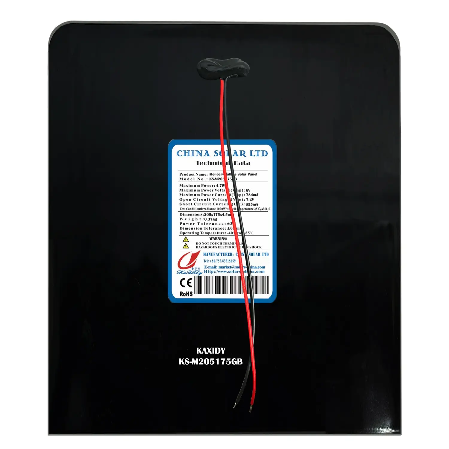 Monokristalline Solarpanel 5W