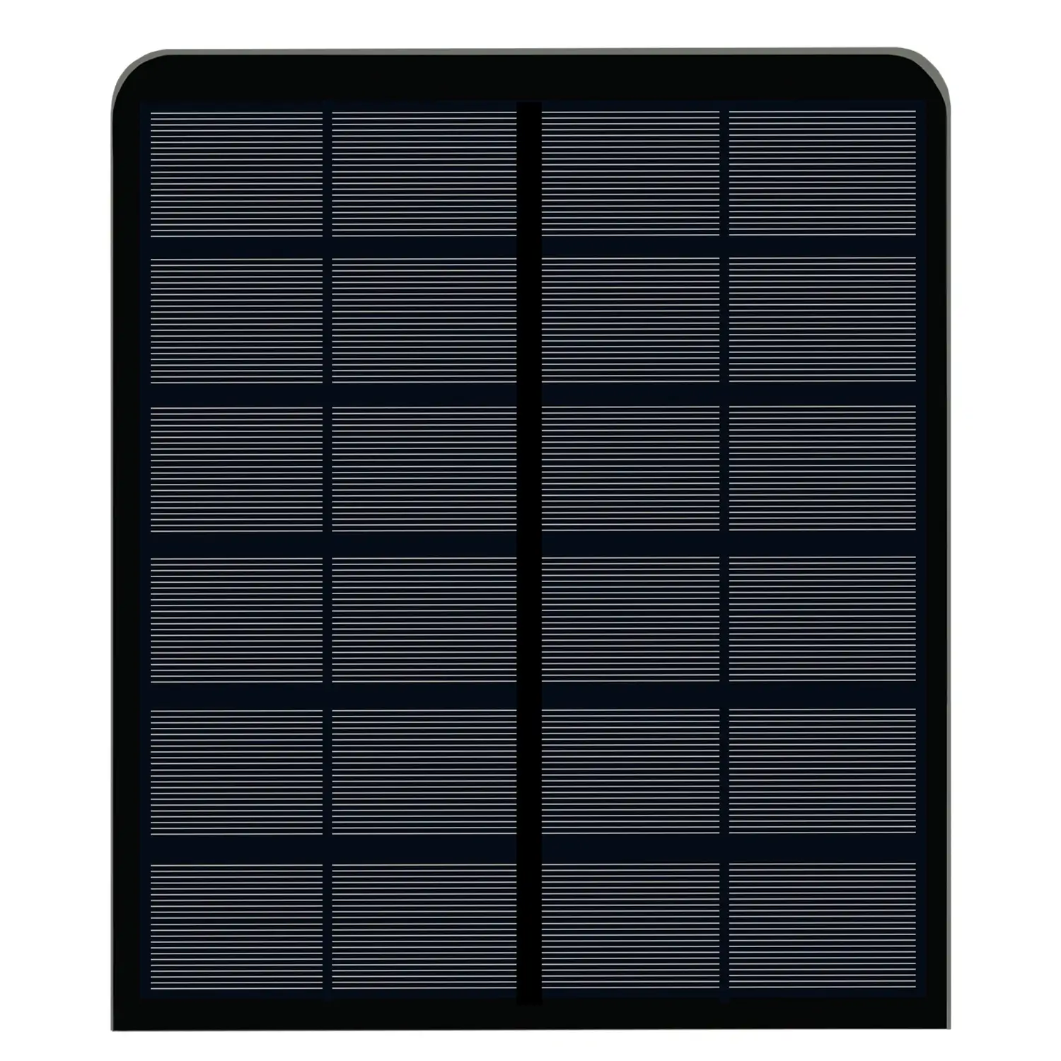 Glas Solarpanel 5W