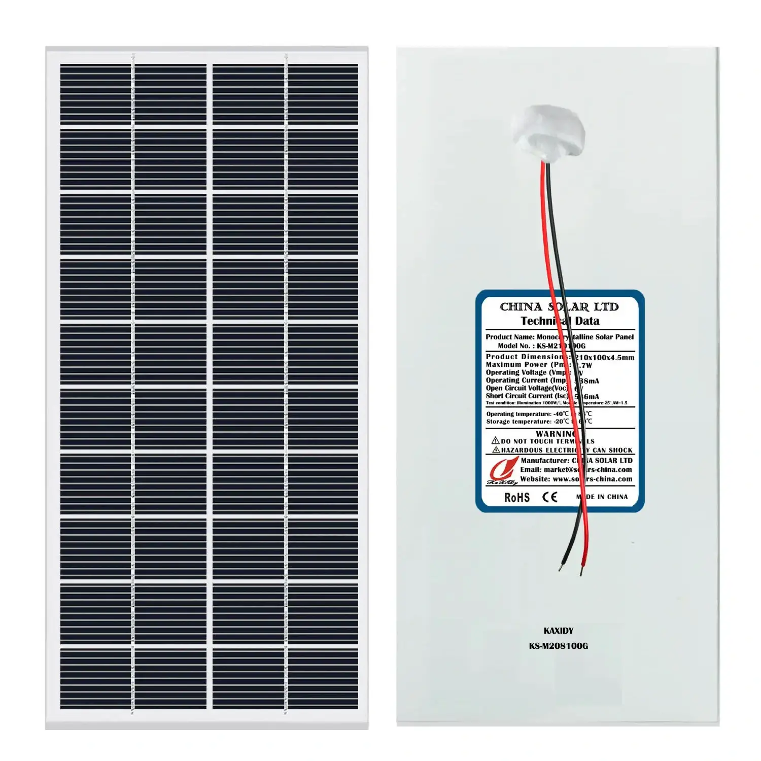 solar panel 2.7W 5V