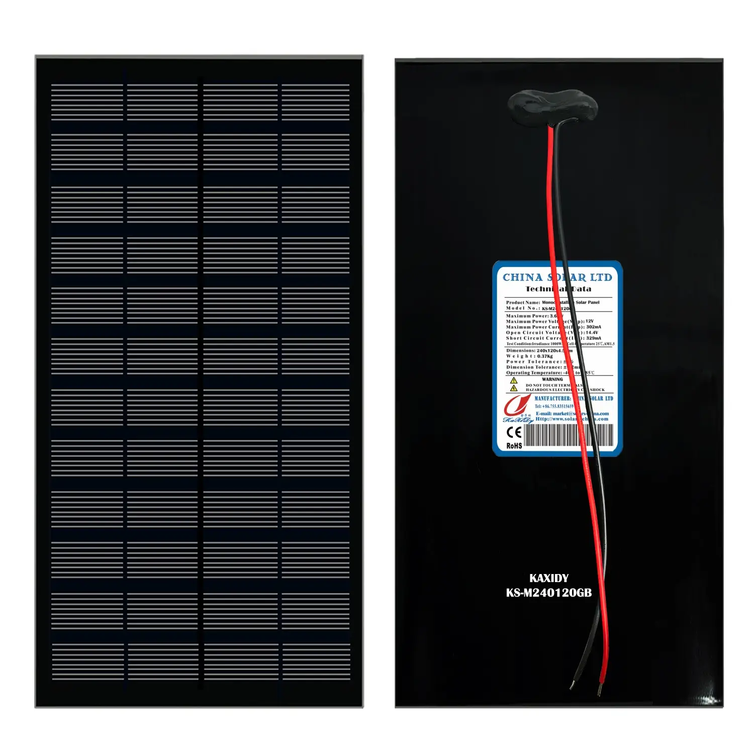 panneau solaire noir