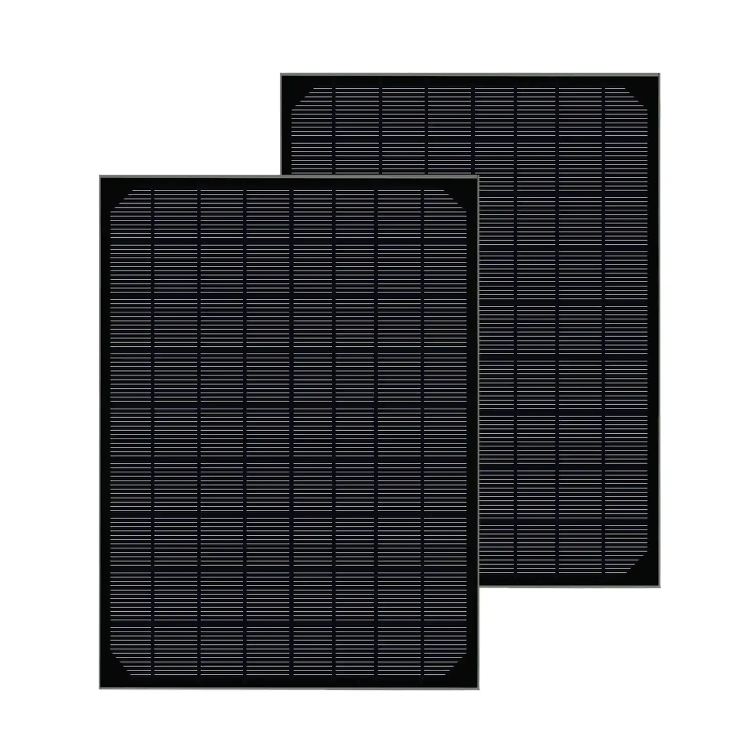 Schwarz Solarpanel 10W