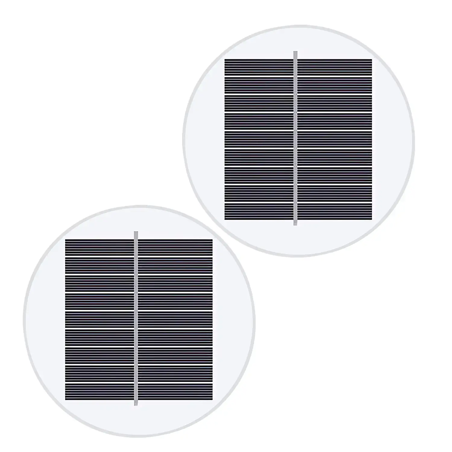 Runde Solarpanel