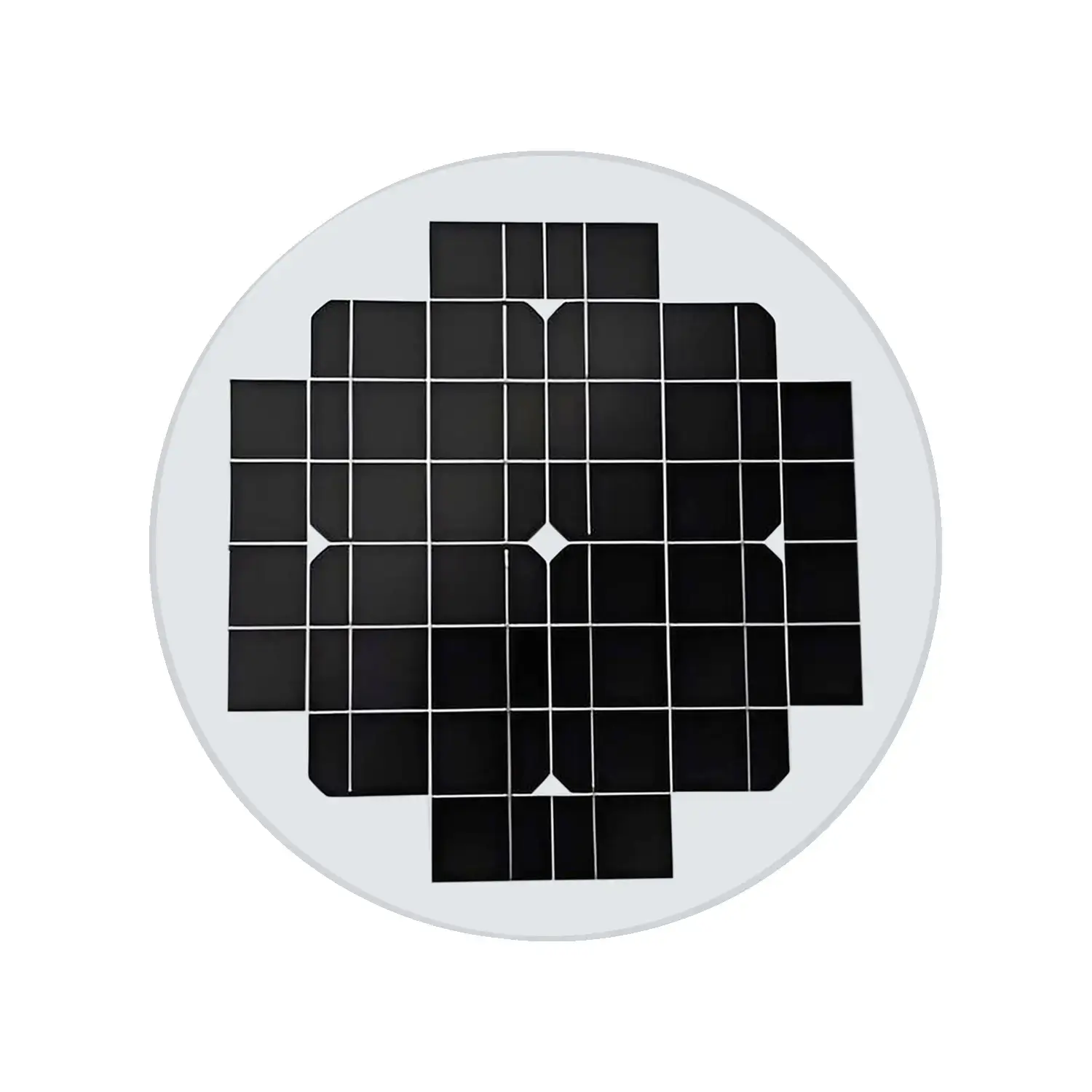 Kreisförmig Solarpanel 20W