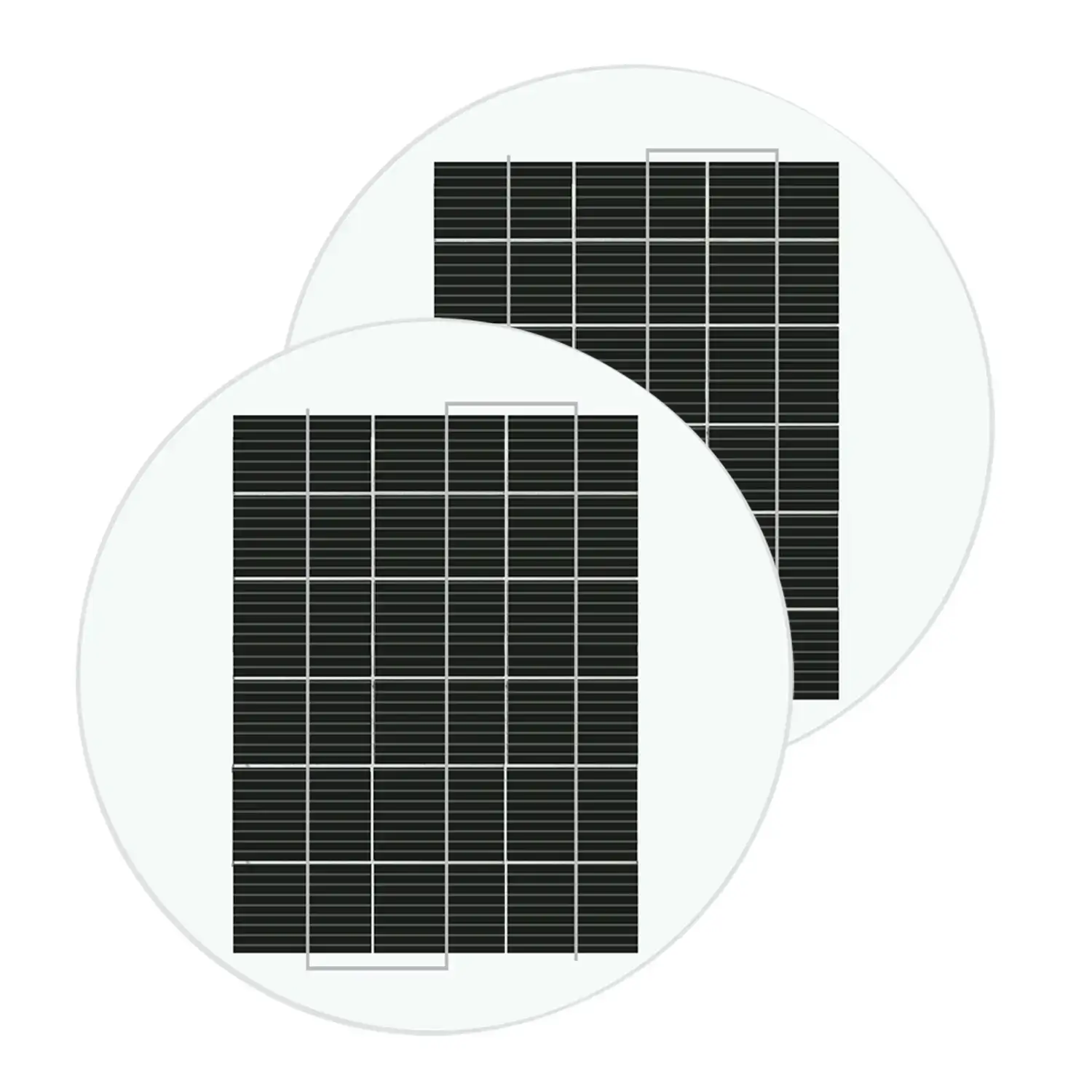 Runde Solarmodule 5W