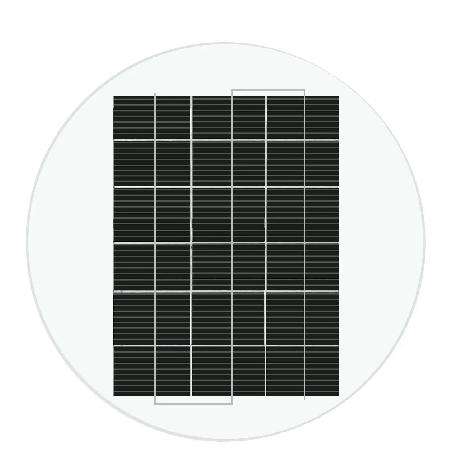 Kreisförmiges Solarmodule
