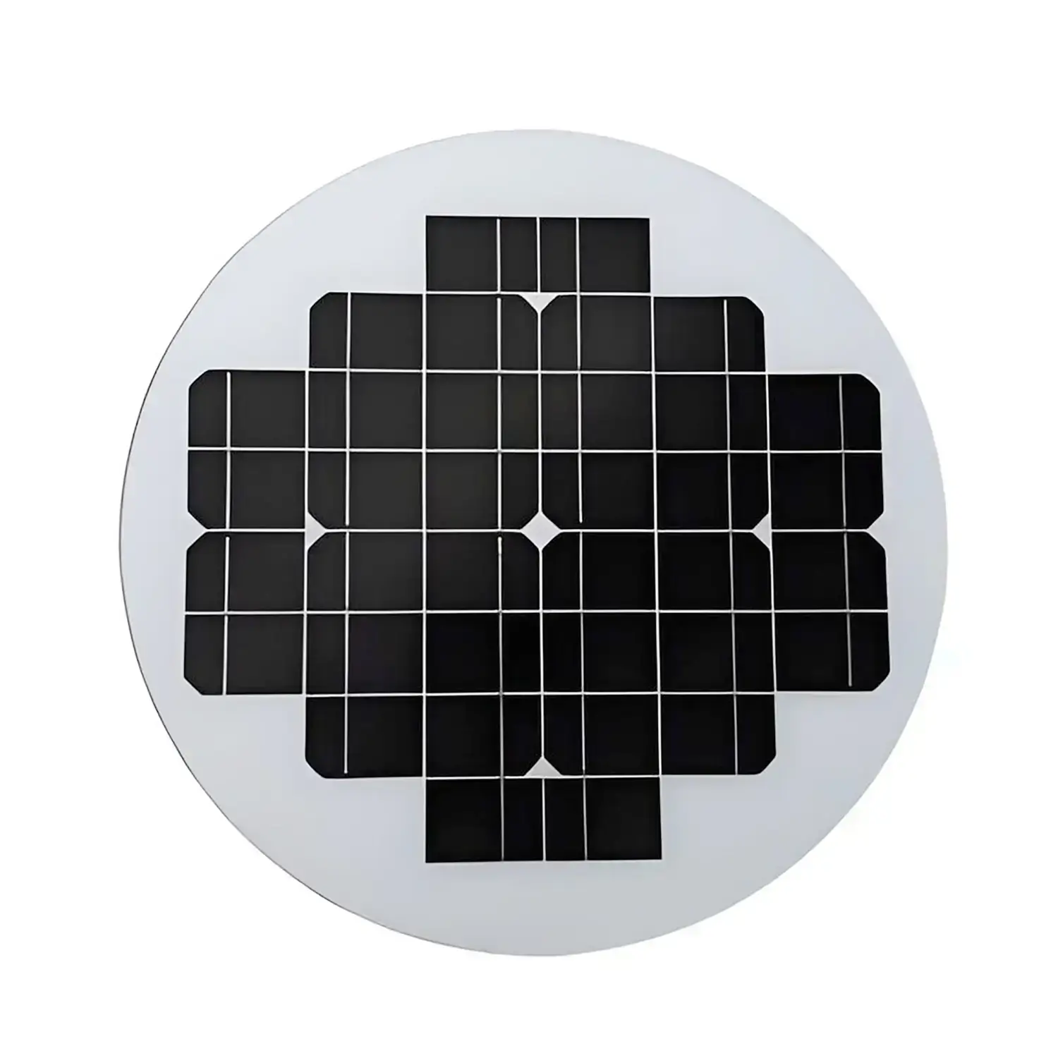 Runde Solarpanel 30W