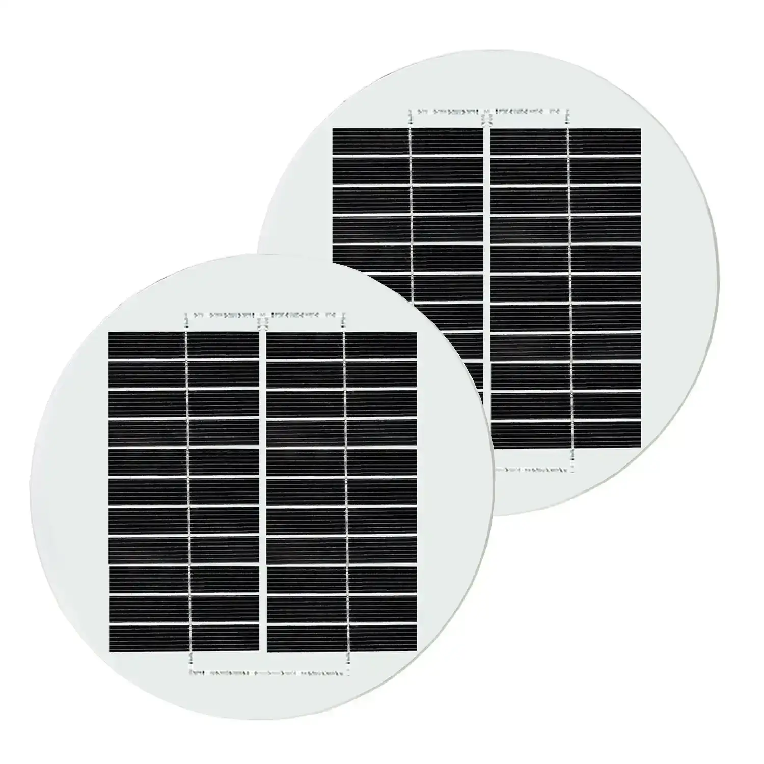 Custom 10W round solar panel